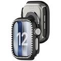 Apple Watch Series 12 Rhinestone Dekorative Deksel med Skjermbeskytter - 43mm