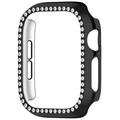 Apple Watch Series 12 Rhinestone Dekorative Deksel med Skjermbeskytter - 43mm