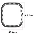 Apple Watch Series 12 Rhinestone Dekorative Deksel med Skjermbeskytter - 43mm