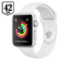 Apple Watch Series 3 LTE MQKT2ZD/A - Aluminium, Sport Band, 42mm, 16GB - Gull/Sandrosa