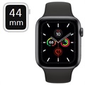 Apple Watch Series 5 GPS MWVF2FD/A - Aluminium Urkasse, Sport Band, 44mm - Stellargrå
