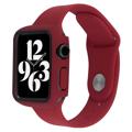 Apple Watch Series 7/8 Plastdeksel med Skjermbeskytter - 41mm - Vinrød