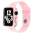 Apple Watch Series 7/8 Plastdeksel med Skjermbeskytter - 45mm - Rosa