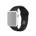 Apple Watch Series SE 3/SE(2023)/11/10/9/8/SE (2022)/7/SE/6/5/4/3/2/1 Soft Silikon Strap - 41mm/40mm/38mm - Svart