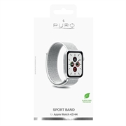 Apple Watch Series Ultra 2/ULTRA/9/8/SE (2022)/7/SE/6/5/4/3/2/1 Puro Sport Band - 49mm/45mm/44mm/42mm - Hvit