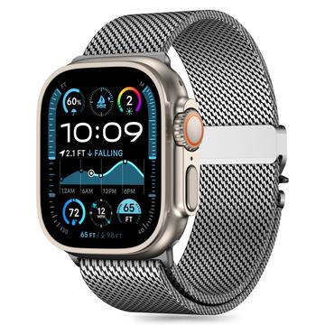 Apple Watch Series Ultra 3/Ultra 2/Ultra/11/10/9/8/7/6/SE 3/SE (2022)/SE Tech-Protect Milan-rem - 49mm/46mm/45mm/44mm - Sølv