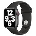Apple Watch Series Ultra 2/Ultra/9/8/SE (2022)/7/SE/6/5/4/3/2/1 Lippa-silikonrem - 49mm/45mm/44mm/42mm - svart