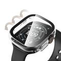 Apple Watch Ultra 1/2/3/4  Tech-Protect Defense360-etui med skjermbeskytter - 49mm - 2 stk. - Titan / Gjennomsiktig