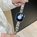 Apple Watch Ultra 3/2/Ultra/11/10/9/8/7/6/5/4/3/2/1/SE 2025/2022/2020 Luksuriøst armbånd i kobber - sølv