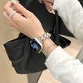 Apple Watch Ultra 3/2/Ultra/11/10/9/8/7/6/5/4/3/2/1/SE 2025/2022/2020 Luksuriøst armbånd i kobber - sølv
