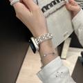 Apple Watch Ultra 3/2/Ultra/11/10/9/8/7/6/5/4/3/2/1/SE 2025/2022/2020 Luksuriøst armbånd i kobber - Stjernelys