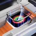 Apple Watch Ultra/Ultra 2/Ultra 3 Skjermbeskytter med støvfritt monteringssett - 49mm - svart kant