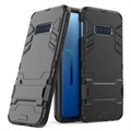 Armor-serien Samsung Galaxy S10e Hybrid-deksel med Stativ - Svart
