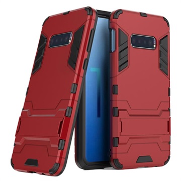 Armor-serien Samsung Galaxy S10e Hybrid-deksel med Stativ