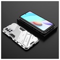 Armor Series Xiaomi Redmi 10/10 Prime Hybrid-deksel med Stativ - Sølv