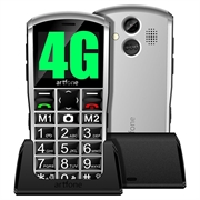 Artfone A400 Seniro Mobiltelefon for Eldre med SOS - Dual SIM - Grå