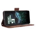 Asus ROG Phone 9 Kortholder Lommebokveske - brun