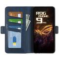 Asus ROG Phone 9 Pro lommebokveske med magnetisk lukking - kalvestruktur - blå