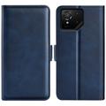 Asus ROG Phone 9 Pro lommebokveske med magnetisk lukking - kalvestruktur - blå