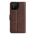Asus ROG Phone 9 Pro lommebokveske med magnetisk lukking - kalvestruktur - brun
