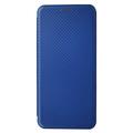 Asus Zenfone 11 Ultra Flip-deksel - Karbonfiber - Blå