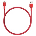 Aukey CB-AL2 MFi USB-C / Lightning Kabel - 2m - Rød