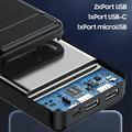 Awei P6K Dual USB Power Bank 20000mAh - Svart