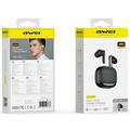 Awei TA19 True Wireless øretelefoner med ANC og ENC - svart