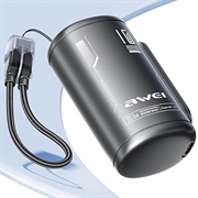 Awei WP-117 10000mAh powerbank - 22.5W, 2xUSB-C - svart