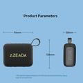 Azeada AZ-S01 5W vanntett bærbar Bluetooth-høyttaler - svart