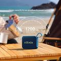 Azeada AZ-S01 5W vanntett bærbar Bluetooth-høyttaler - blå