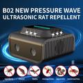 B02 Ultrasonisk gnagermiddel / skadedyrmiddel med høy effekt - svart