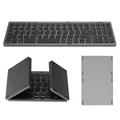B089 Sammenleggbart trådløst tastatur med talltastatur - 81 taster - grå