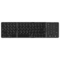 B089 ST Ultratynn Bluetooth-tastatur med trefoldig sammenlegging og smart styreplate - svart