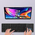 B089 ST Ultratynn Bluetooth-tastatur med trefoldig sammenlegging og smart styreplate - svart