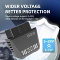 B28 OBD2-skanner / ELM327-diagnostikkverktøy for biler med Bluetooth - svart