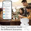 B66 Smart Bluetooth-oversetter Ørepropper Real Time Earphone Translator Device for Business Travel Learning