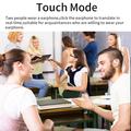 B66 Smart Bluetooth-oversetter Ørepropper Real Time Earphone Translator Device for Business Travel Learning
