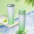 BDL-009 2-i-1 batteridrevet, bærbar juicepresse/blender - 650ml - Gradient grønn