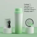 BDL-009 2-i-1 batteridrevet, bærbar juicepresse/blender - 650ml - Gradient grønn