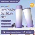 BDL-009 2-i-1 batteridrevet, bærbar juicepresser/blender - 650ml - Gradient lilla