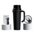 BDL-009PRO 2-i-1 batteridrevet juicepresse/blender med håndtak - 650ml