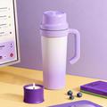BDL-009PRO 2-i-1 batteridrevet juicepresse/blender med håndtak - 650ml - lilla