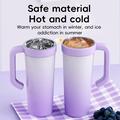 BDL-009PRO 2-i-1 batteridrevet juicepresse/blender med håndtak - 650ml - lilla