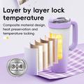 BDL-009PRO 2-i-1 batteridrevet juicepresse/blender med håndtak - 650ml - lilla