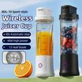 BDL-010PRO 2-i-1 oppladbar juicepresser/vannflaske - 450ml - svart