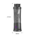 BDL-010PRO 2-i-1 oppladbar juicepresser/vannflaske - 450ml - svart