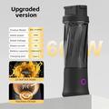 BDL-010PRO 2-i-1 oppladbar juicepresser/vannflaske - 450ml - svart