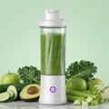 BDL-010PRO 2-i-1 oppladbar juicepresser/vannflaske - 450ml - hvit