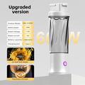 BDL-010PRO 2-i-1 oppladbar juicepresser/vannflaske - 450ml - hvit